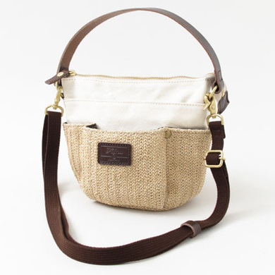 UR SELECT Folna　カゴ風ショルダーBAG